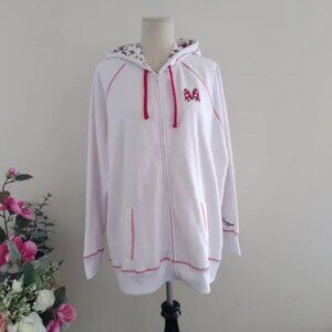 NWOT Disney parks minnie mouse full zipper hoodie size 2XL